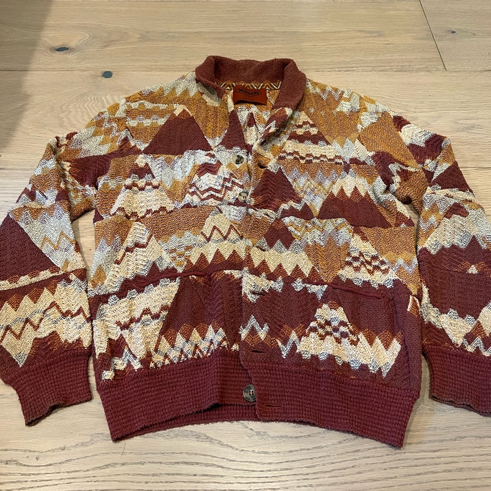 Vintage Missoni Patchwork Cardigan